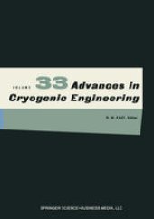 book Advances in Cryogenic Engineering