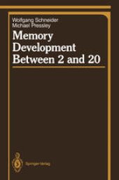 book Memory Development Between 2 and 20