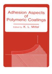 book Adhesion Aspects of Polymeric Coatings