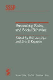 book Personality, Roles, and Social Behavior