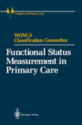 book Functional Status Measurement in Primary Care