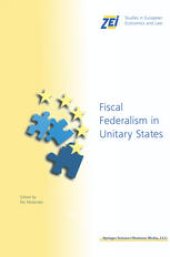 book Fiscal Federalism in Unitary States