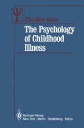 book The Psychology of Childhood Illness