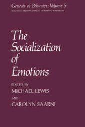 book The Socialization of Emotions