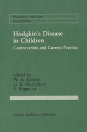 book Hodgkin’s Disease in Children: Controversies and Current Practice