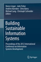 book Building Sustainable Information Systems: Proceedings of the 2012 International Conference on Information Systems Development