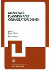 book Manpower Planning and Organization Design