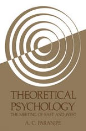 book Theoretical Psychology: The Meeting of East and West