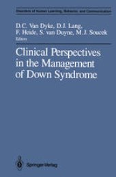 book Clinical Perspectives in the Management of Down Syndrome