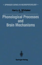 book Phonological Processes and Brain Mechanisms