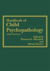 book Handbook of Child Psychopathology