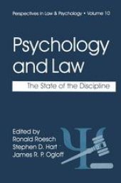 book Psychology and Law: The State of the Discipline