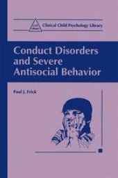 book Conduct Disorders and Severe Antisocial Behavior