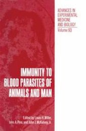 book Immunity to Blood Parasites of Animals and Man