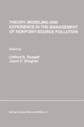 book Theory, Modeling and Experience in the Management of Nonpoint-Source Pollution