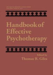 book Handbook of Effective Psychotherapy