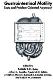 book Gastrointestinal Motility: Tests and Problem-Oriented Approach