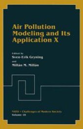 book Air Pollution Modeling and Its Application X