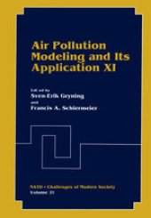 book Air Pollution Modeling and Its Application XI