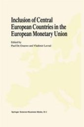 book Inclusion of Central European Countries in the European Monetary Union