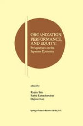 book Organization, Performance and Equity: Perspectives on the Japanese Economy