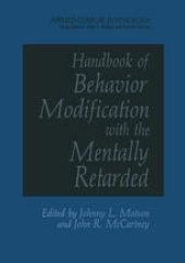 book Handbook of Behavior Modification with the Mentally Retarded