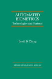 book Automated Biometrics: Technologies and Systems