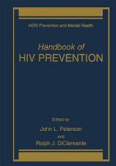 book Handbook of HIV Prevention