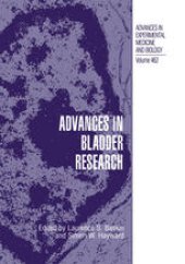 book Advances in Bladder Research