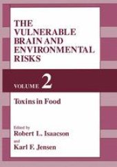 book The Vulnerable Brain and Environmental Risks: Volume 2 Toxins in Food