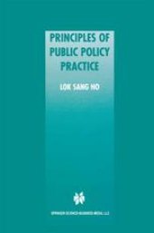 book Principles of Public Policy Practice