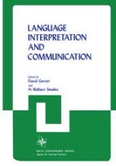 book Language Interpretation and Communication