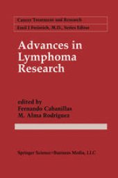 book Advances in Lymphoma Research