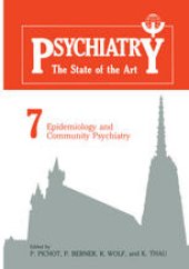 book Epidemiology and Community Psychiatry