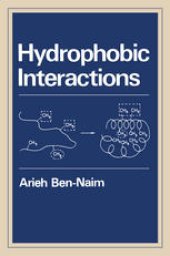 book Hydrophobic Interactions