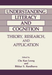 book Understanding Literacy and Cognition: Theory, Research, and Application