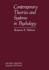 book Contemporary Theories and Systems in Psychology