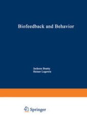 book Biofeedback and Behavior