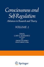 book Consciousness and Self-Regulation: Advances in Research and Theory Volume 2