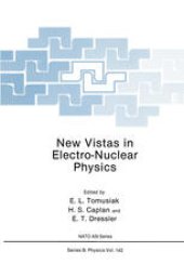 book New Vistas in Electro-Nuclear Physics