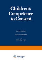 book Children’s Competence to Consent