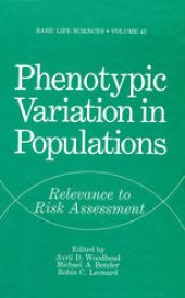 book Phenotypic Variation in Populations: Relevance to Risk Assessment