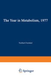 book The Year in Metabolism 1977