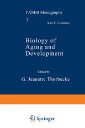 book Biology of Aging and Development