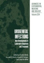 book Urogenital Infections: New Developments in Laboratory Diagnosis and Treatment