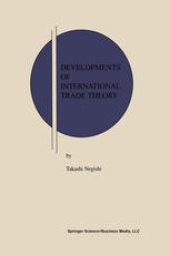 book Developments of International Trade Theory