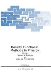 book Density Functional Methods In Physics