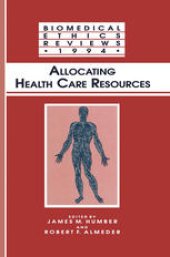 book Allocating Health Care Resources