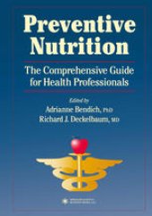 book Preventive Nutrition: The Comprehensive Guide for Health Professionals