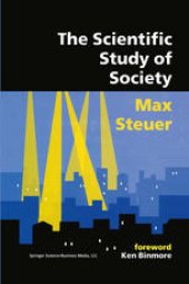 book The Scientific Study of Society